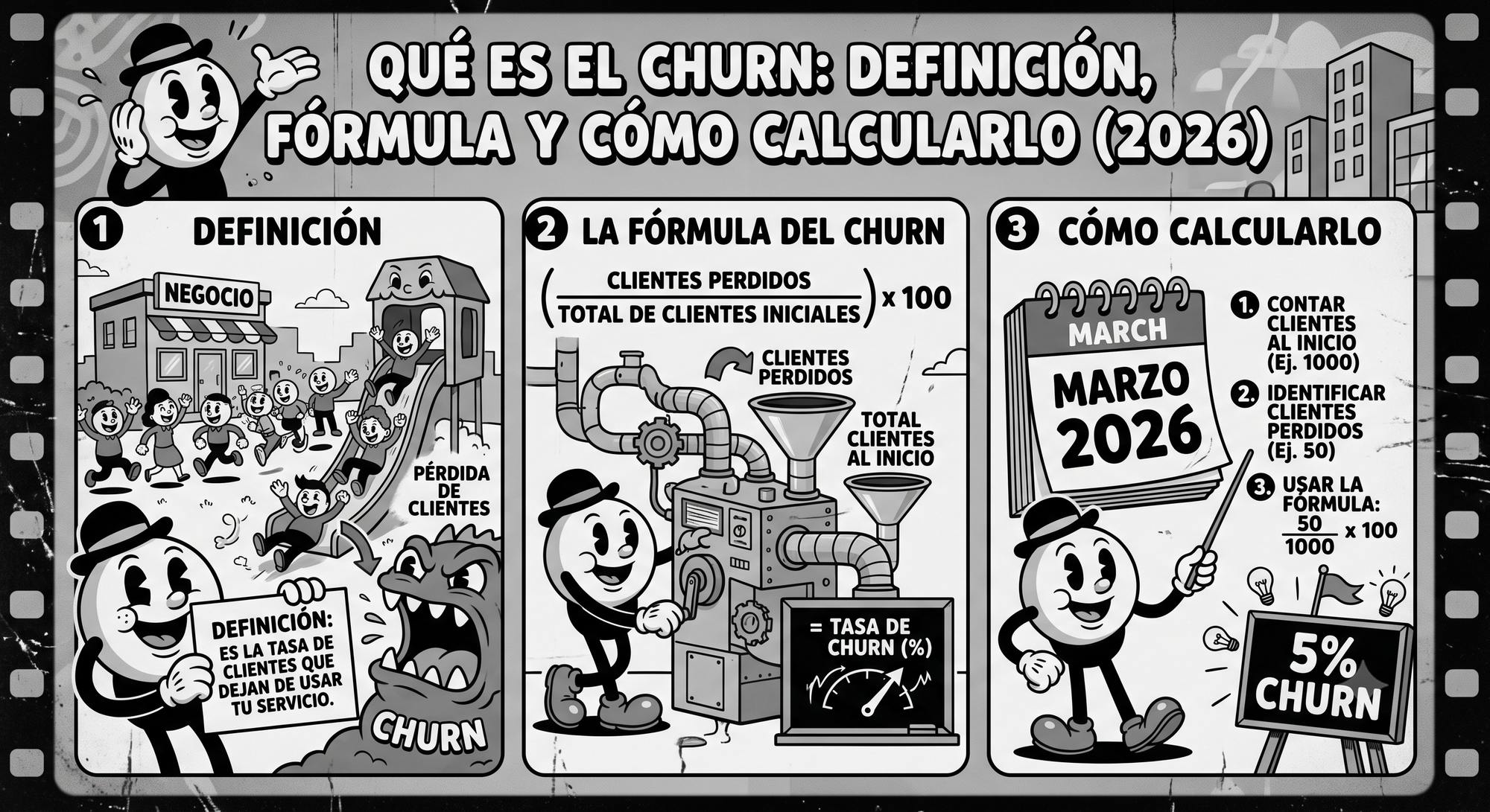 Qué es el churn: definición, fórmula y cómo calcularlo bien (con calculadora)